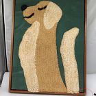 Open Box: West Elm x PBK Puppy Woven Framed Art