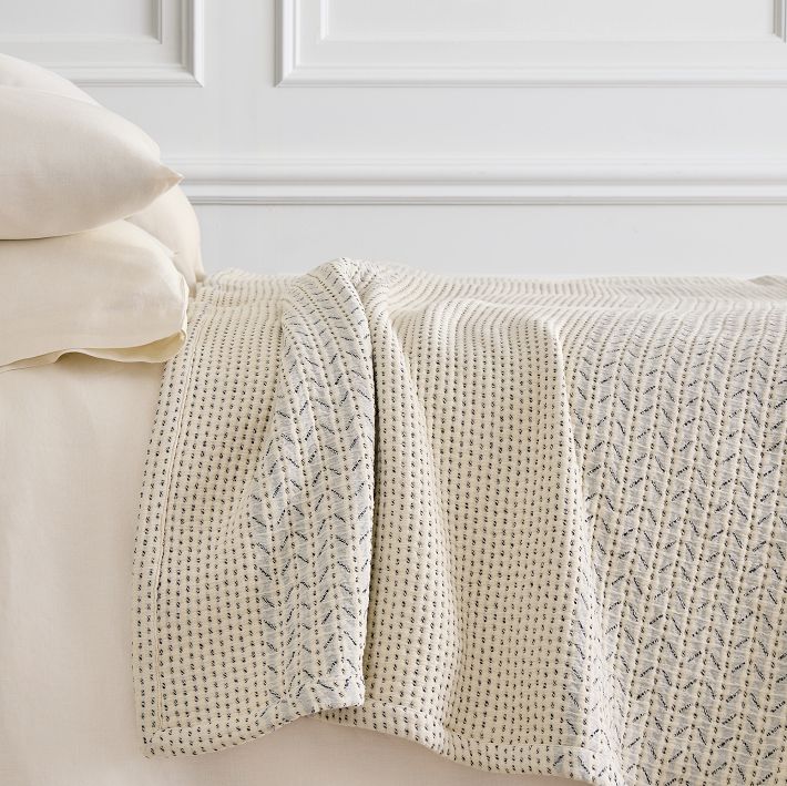 Mixed Herringbone Blanket