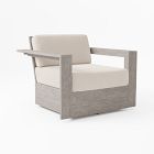 Portside Swivel Chair Slipcover, Canvas Natural
