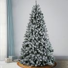 Faux Snowy North Valley Spruce Tree - 7.5'