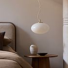 Aria Oval Glass Pendant (12"-16")