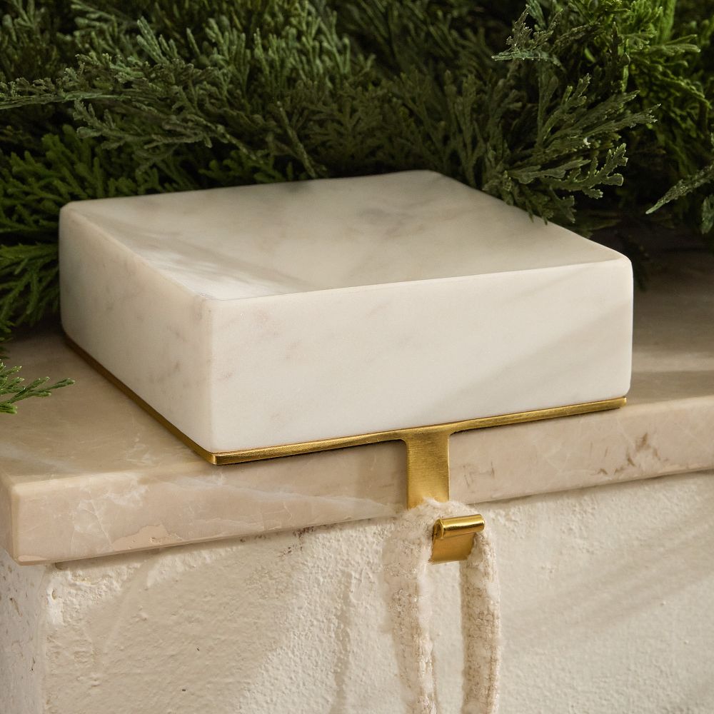 Faceted Stone Stocking Holders