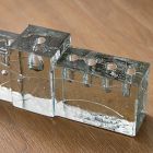 Cast Glass Menorah