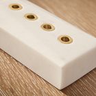 Faceted Stone Menorah