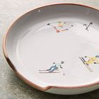 Holiday Skiers Spoon Rest