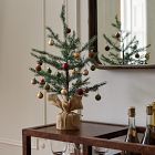 Spruce Decorated Ornament Tabletop Tree