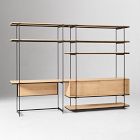 Pierce Wall Desk w/ Wide Shelf Unit (110")