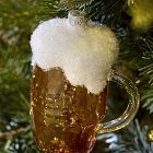 Beer &amp; Wine Glass Ornaments