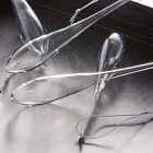 Glass Icicle Ornaments (Set of 6)