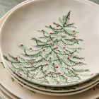 Tannenbaum Holly Stoneware Salad Plate Sets