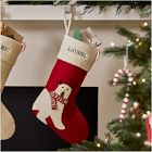 Polar Bear Felt Stocking