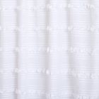 Organic Stripe Stitch Candlewick Shower Curtain