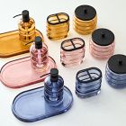 Sculptural Glass Bath Accessories