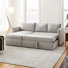 Harris 2-Piece Pop-Up Sleeper Sectional w/ Storage Chaise (87&quot;)