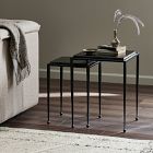 Abingdon Cast Glass Nesting Tables (12.5"&ndash;16")