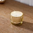 Mercury Glass Fluted Candles - Balsam &amp; Cedar