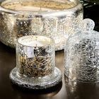Shimmer Metallic Cloche Candles
