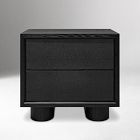 Zachariah Faux Shagreen Nightstand (24")