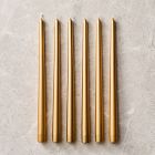 Signature Wax Metallic Taper Candles (Set of 6)