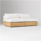 Harwood Armless Storage Sofa (75&quot;)