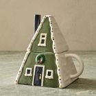 Holiday Skiers Figural House Mug