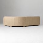 Laurent Leather 2-Piece Wedge Chaise Sectional (111.5")