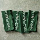 Tannenbaum Winter Berries Border Napkin Sets