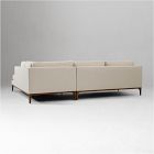 Parker 2-Piece Bumper Chaise Sectional (108")