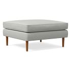 Harris Loft Ottoman - Wood Legs