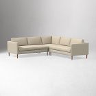 Harris Loft 3-Piece L-Shaped Sectional (105&quot;) - Wood Legs
