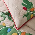 Dino In Lights Quilt &amp; Shams