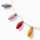 Felt Holiday Lights Garland