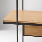 Pierce Wall Desk w/ Extra Wide Shelf Unit (122&quot;)