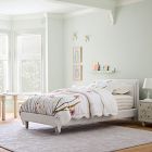 Joseph Altuzarra Geometric Foot Upholstered Bed