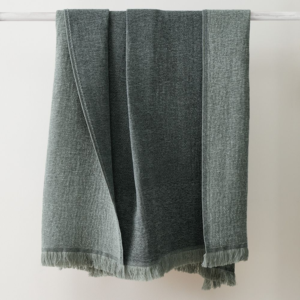 Reversible Chenille Throw