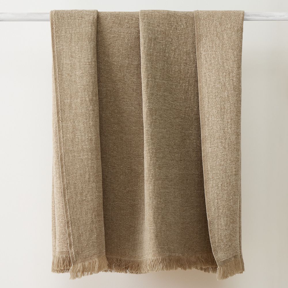 Reversible Chenille Throw