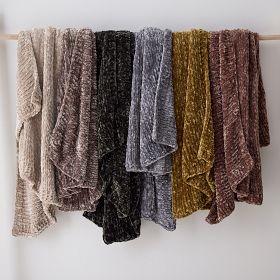 Chunky Luxury Chenille Throw