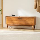 Mid-Century Shoe Storage Bench (42&quot;)