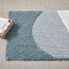 Organic Shadow Graphic Bath Mat