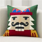Crewel Nutcracker Pillow Cover