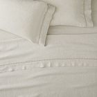European Flax Linen Pom Pom Sheet Set
