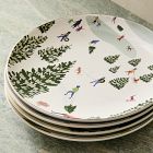 Nicole Cicak Winter Activities Ceramic Salad Plate Sets