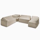 Portside 4-Piece Chaise Sectional Outdoor Furniture Covers