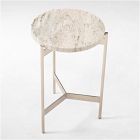 Wiley Marble Drink Table (11&quot;)