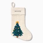 Christmas Tree Felt Stocking