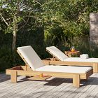 Monterey Outdoor Teak Chaise Lounge