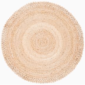 その他 jute rug 2525 circle Jute Brown Color Circle Design Round Rugs Braided Handmade
