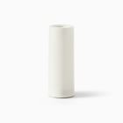 Indoor/Outdoor Flat Top Basic Candle - White