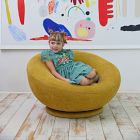 Petite Groovy Swivel Chair