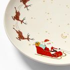 Santa's Sleigh Ceramic Cookie Platter